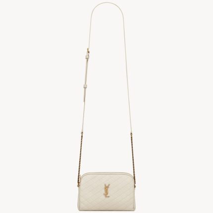 YSL Gaby Zipped Pouch in Quilted Lambskin