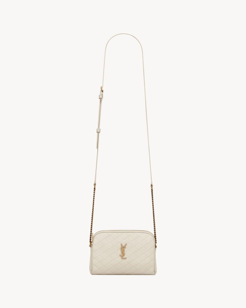 YSL Gaby Zipped Pouch in Quilted Lambskin