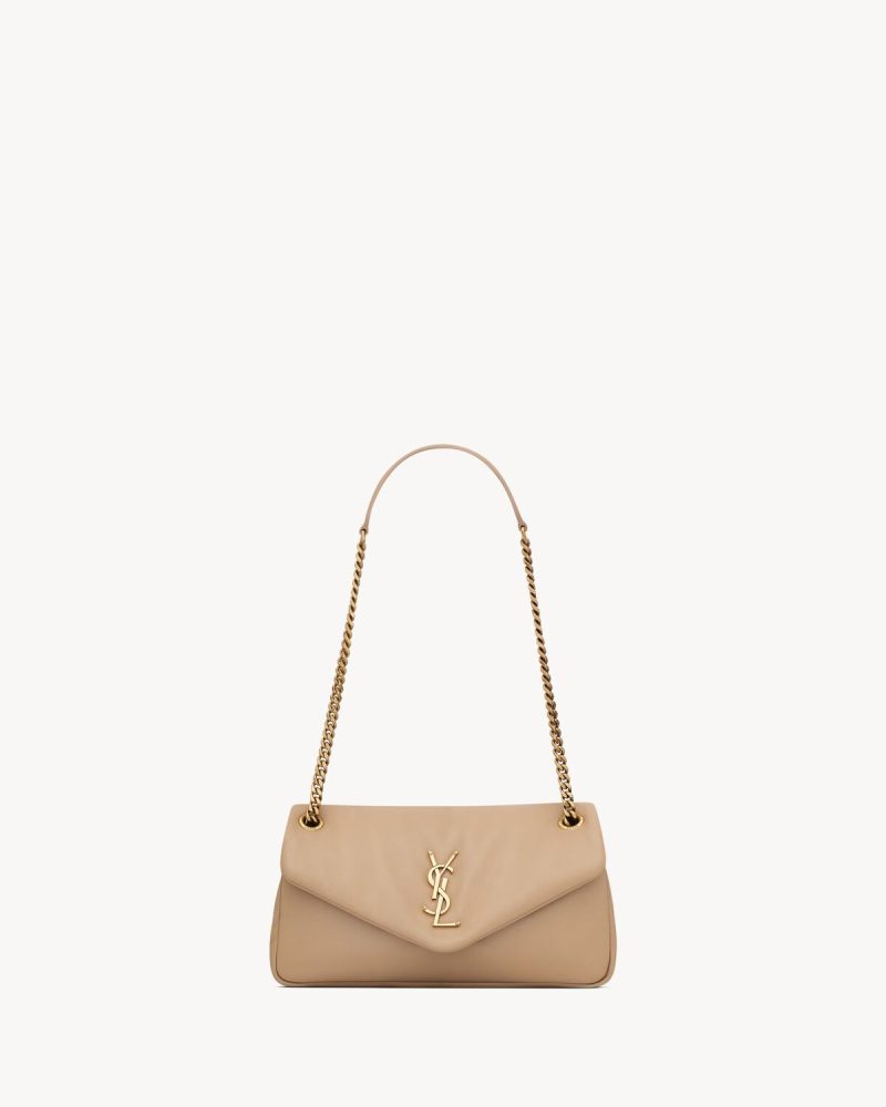 YSL CALYPSO Small in Plunged Lambskin