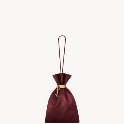 YSL Evening Pouch In Satin