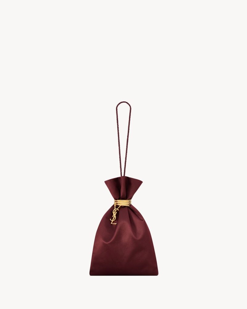 YSL Evening Pouch In Satin
