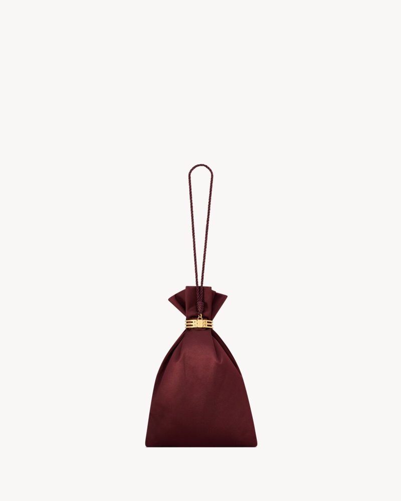 YSL Evening Pouch In Satin - Image 2