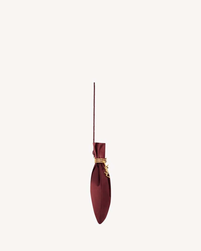 YSL Evening Pouch In Satin - Image 3