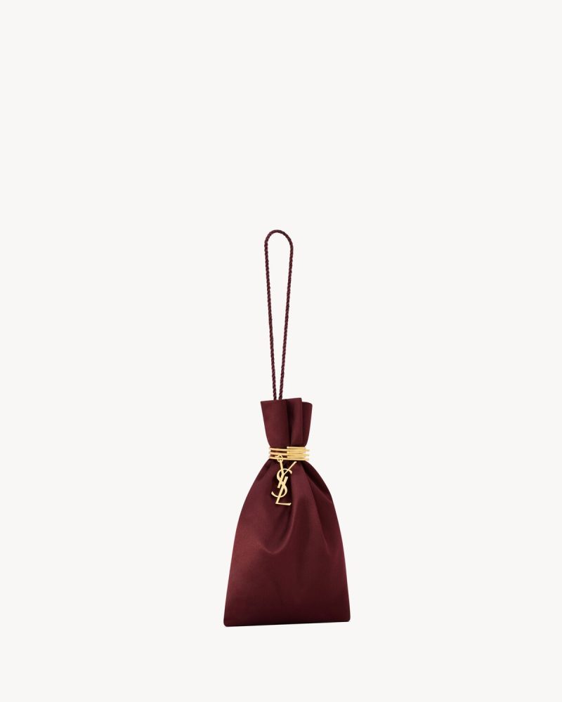 YSL Evening Pouch In Satin - Image 4