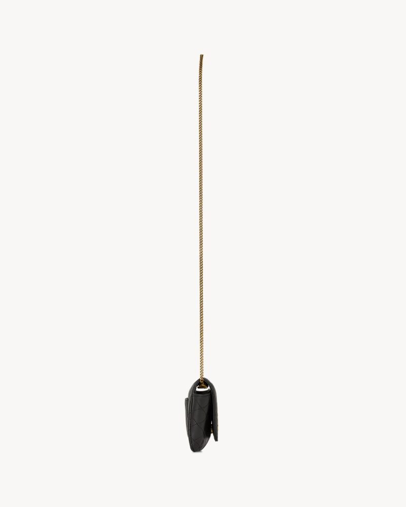 YSL Gaby Chain Phone Holder in Lambskin - Image 3