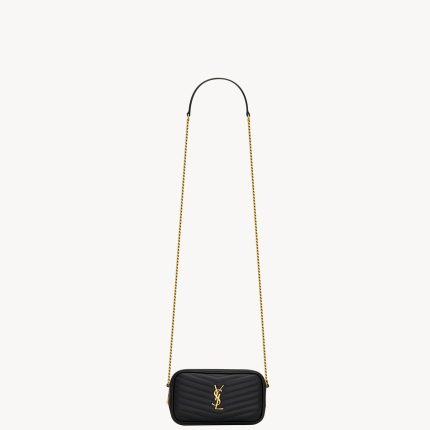 YSL Mini Lou In Quilted Leather