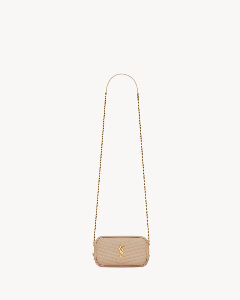 YSL Mini Lou In Quilted Leather