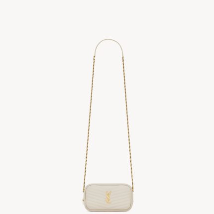 YSL Mini Lou In Quilted Leather