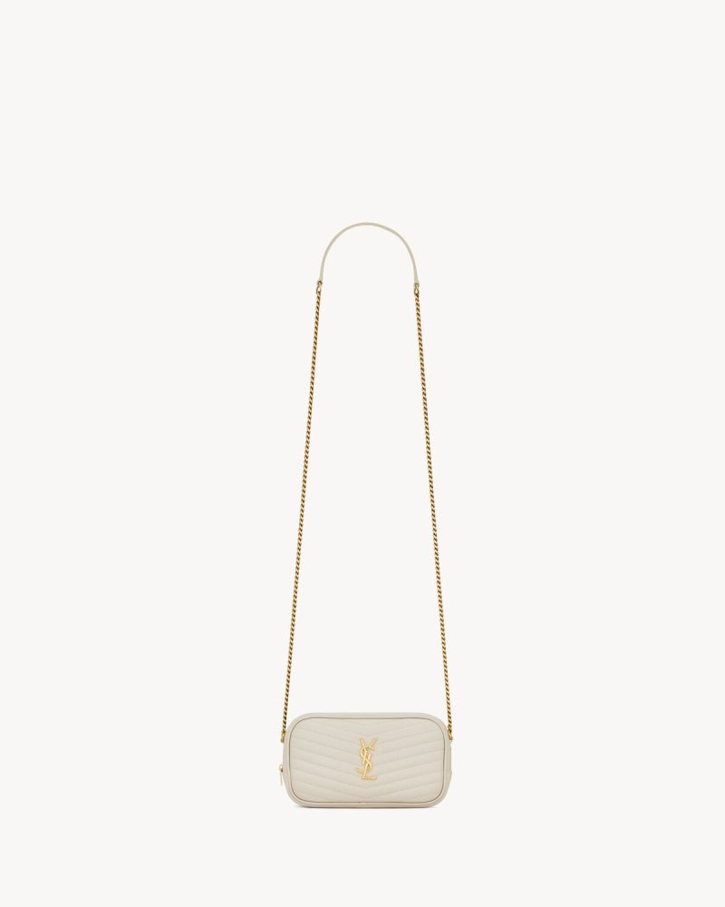 YSL Mini Lou In Quilted Leather