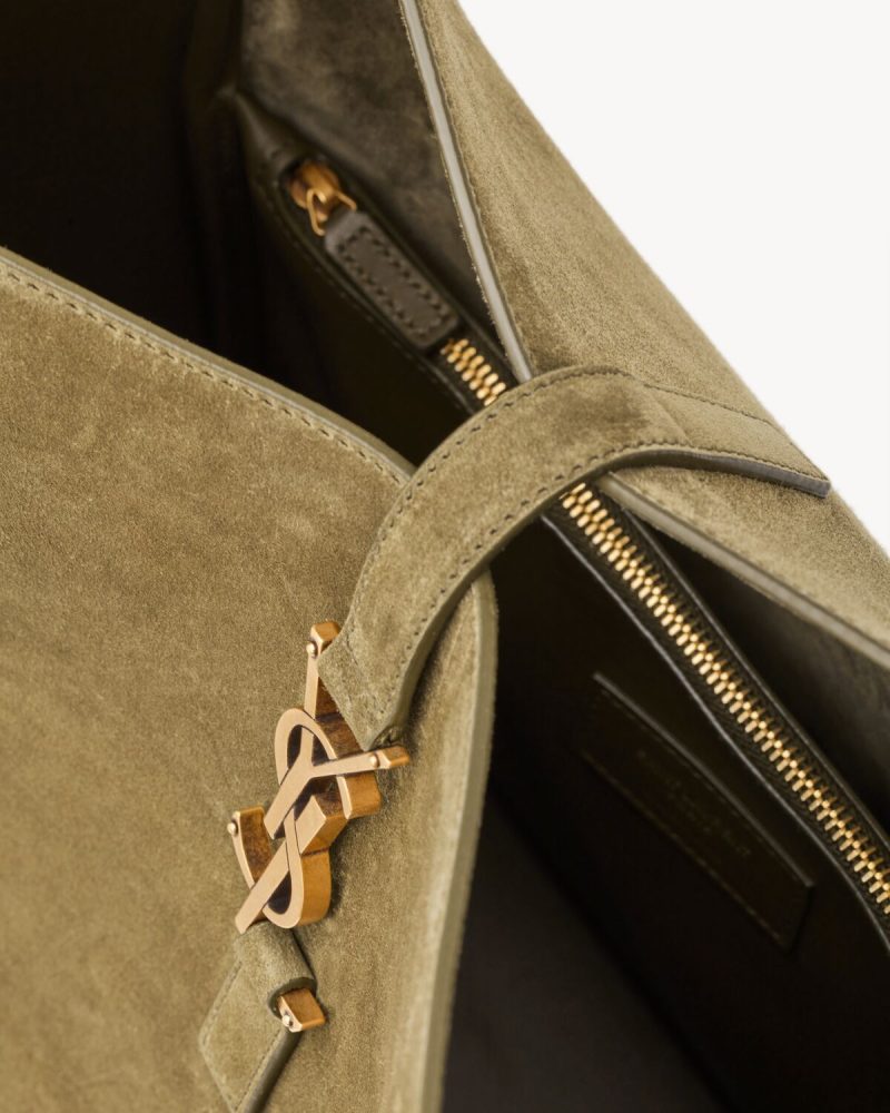 YSL LE 5 à 7 Supple Large in Suede - Image 5