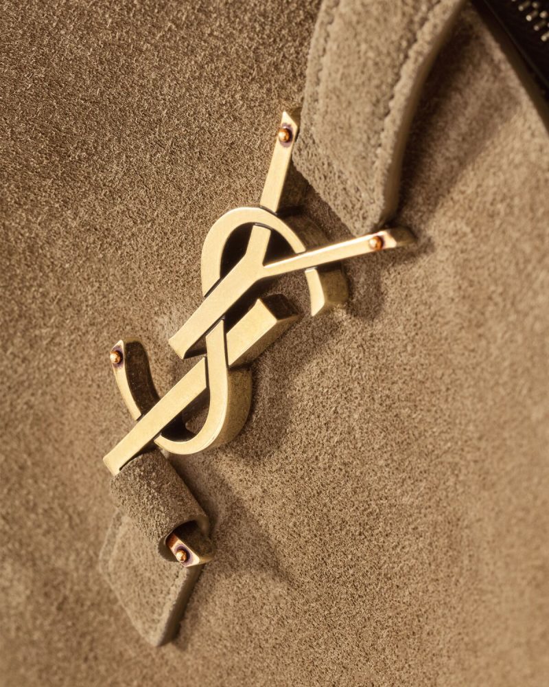 YSL LE 5 à 7 Supple Large in Suede - Image 5