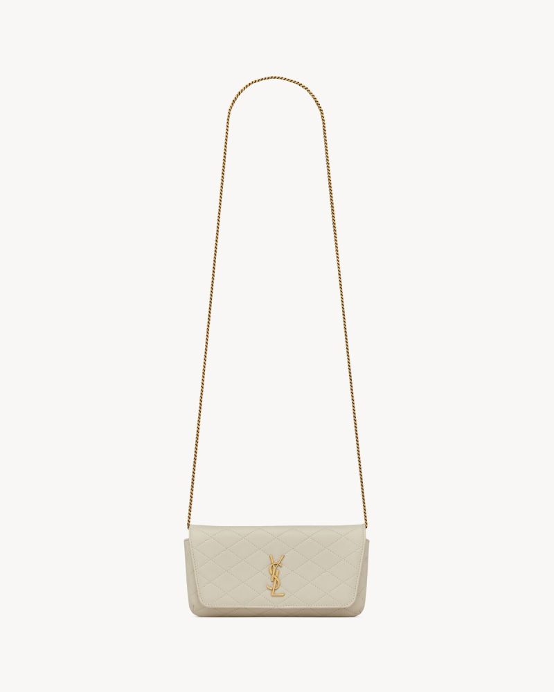 YSL Gaby Chain Phone Holder in Lambskin