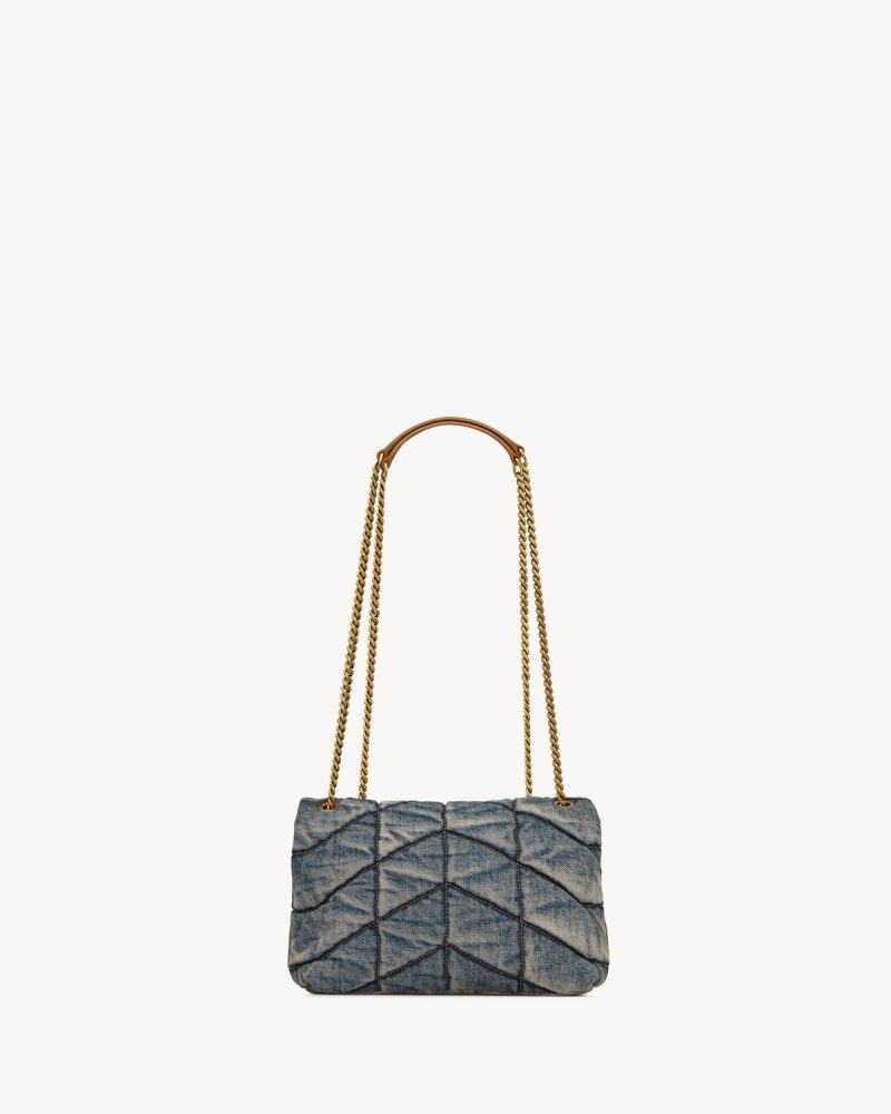 YSL Puffer Toy in Demin - Image 5