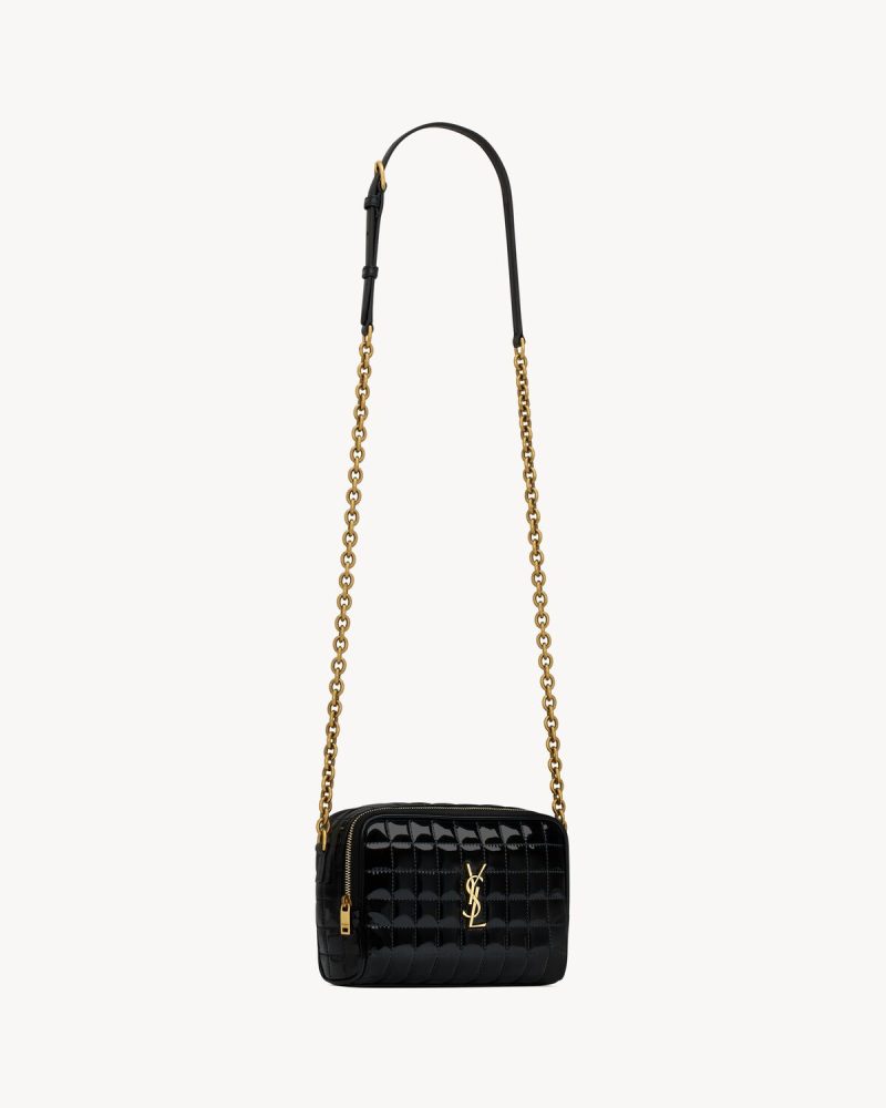 YSL Cassandre Matelassé Carré Camera Bag in Shiny Canvas - Image 2