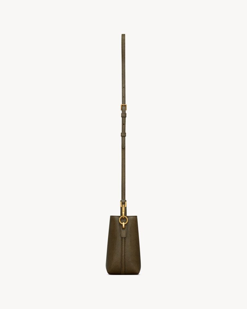 YSL Le 37 Mini in Shiny Lizard - Image 3