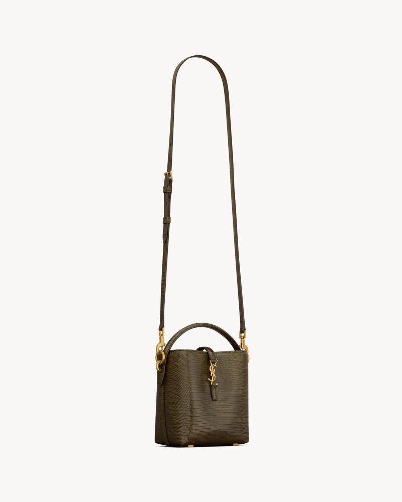 YSL Le 37 Mini in Shiny Lizard - Image 2