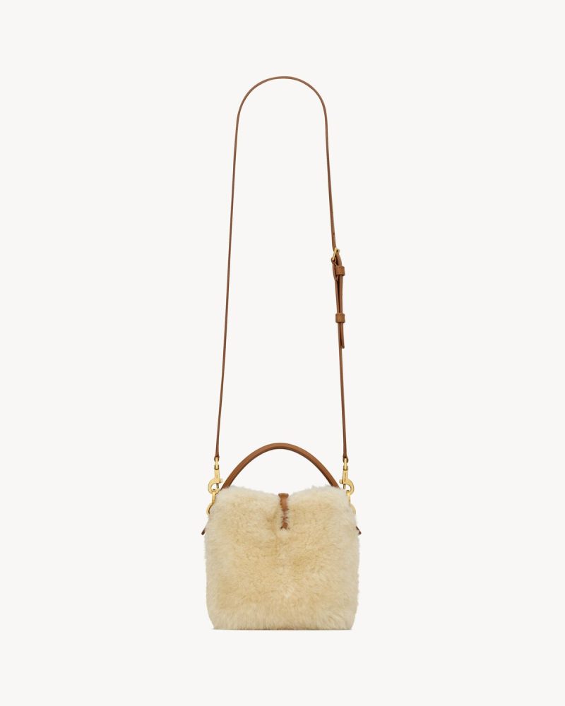 YSL Le 37 Mini In Shearling - Image 3