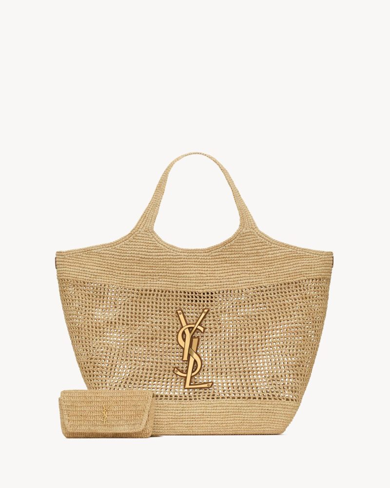 YSL Icare In Raffia - Image 3
