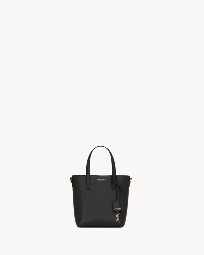 YSL Mini Toy Shopping Saint Laurent in Box Leather