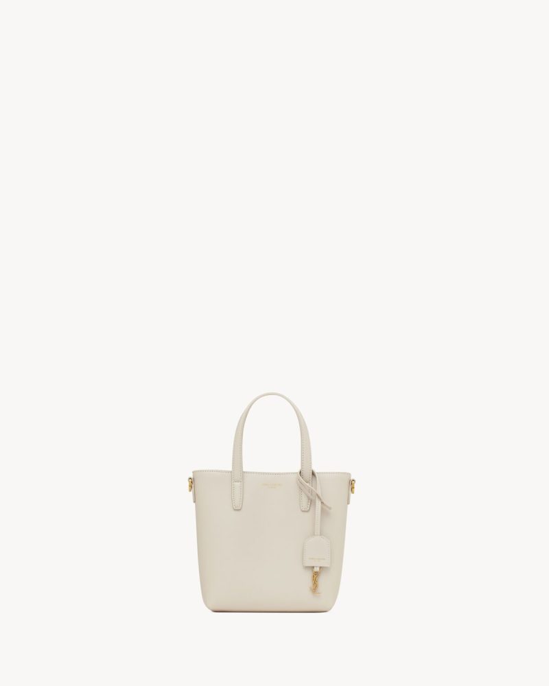 YSL Mini Toy Shopping Saint Laurent in Box Leather