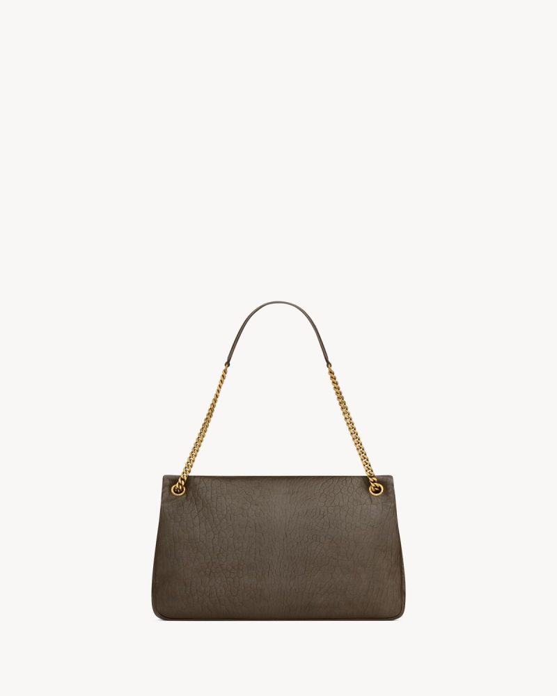 YSL Calypso Large in Grained Lambskin - Image 6