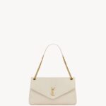 YSL Calypso Large in Grained Lambskin