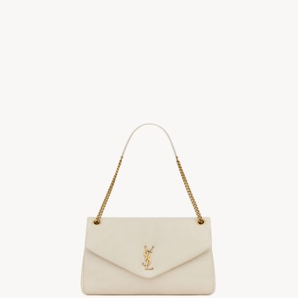 YSL Calypso Large in Grained Lambskin