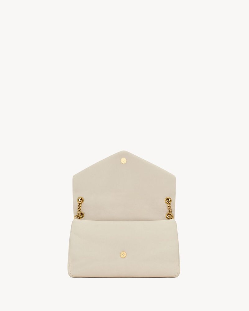 YSL Calypso Large in Grained Lambskin - Image 4