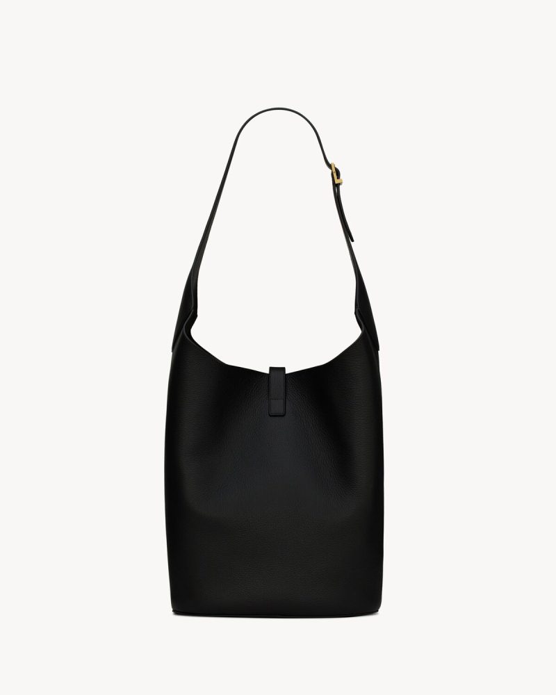 YSL LE 5 à 7 Hobo Grained Leather - Image 4