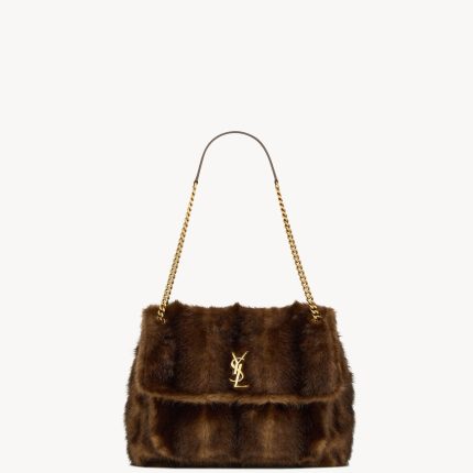 YSL Niki Large in Shearling