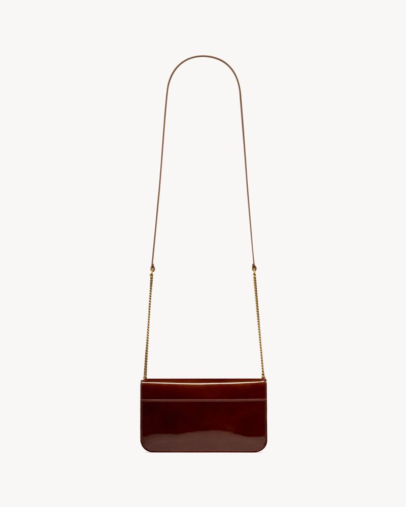 YSL Cassandre Phone Case in Patent Leather - Image 5