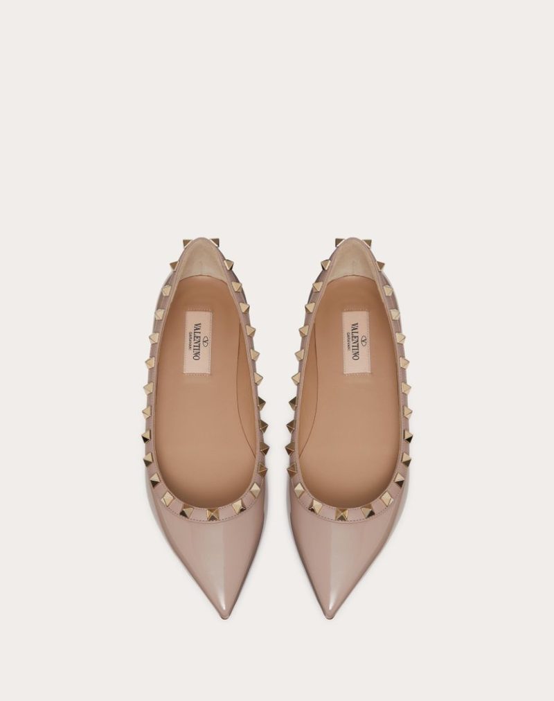 PATENT ROCKSTUD BALLET FLAT - Image 3