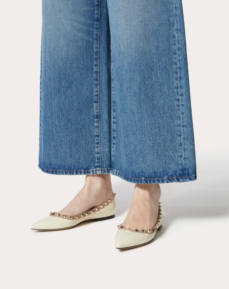 PATENT ROCKSTUD BALLET FLAT - Image 6