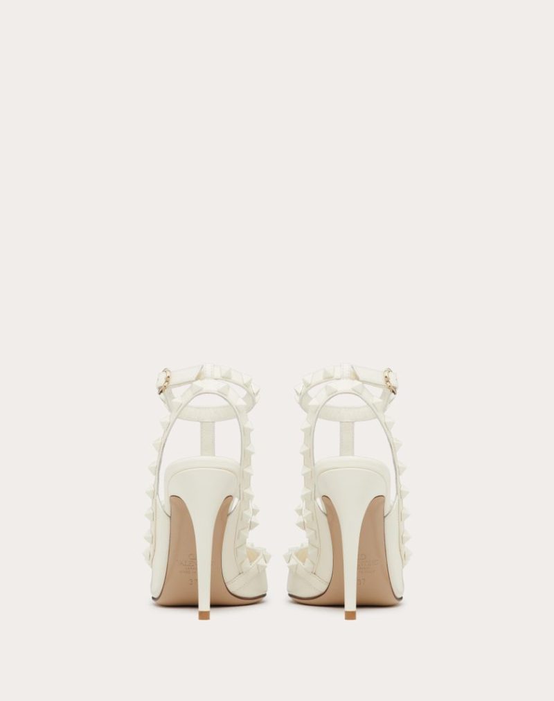 ROCKSTUD ANKLE STRAP PUMP WITH TONAL STUDS 100 MM - Image 5
