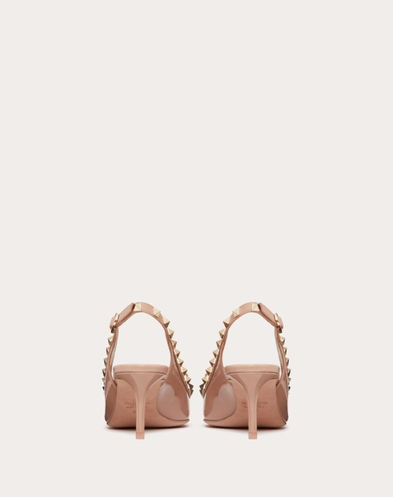 ROCKSTUD BOW SLINGBACK PATENT LEATHER PUMP 60MM - Image 5