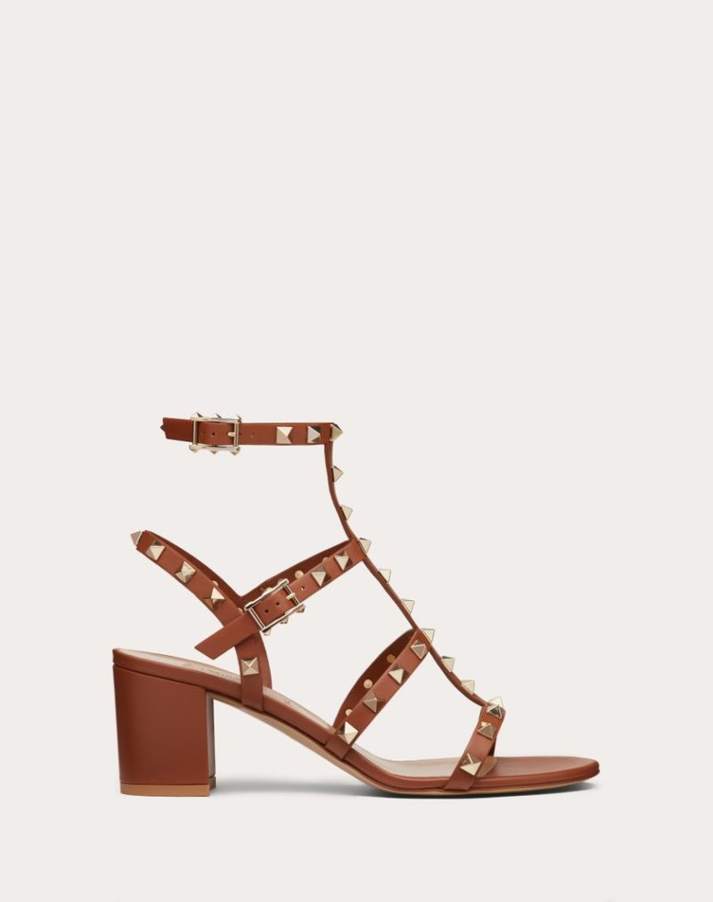 ROCKSTUD CALFSKIN ANKLE STRAP SANDAL 60 MM - Image 6