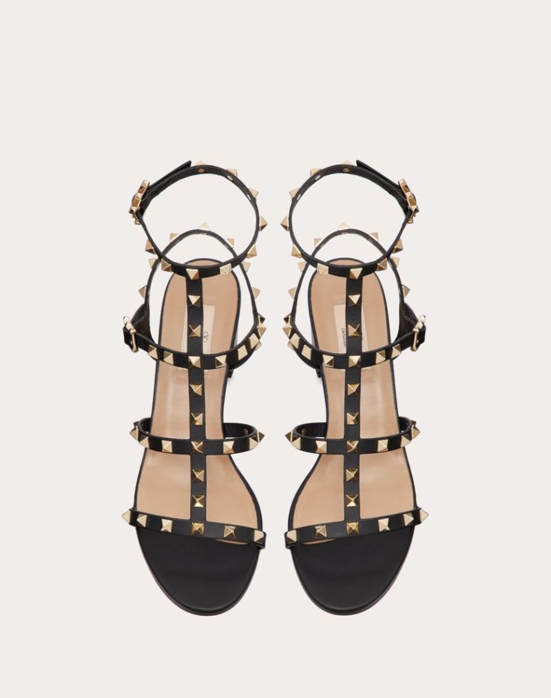 ROCKSTUD CALFSKIN ANKLE STRAP SANDAL 60 MM - Image 5