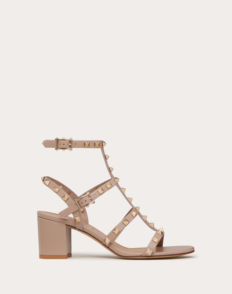 ROCKSTUD CALFSKIN ANKLE STRAP SANDAL 60 MM - Image 5