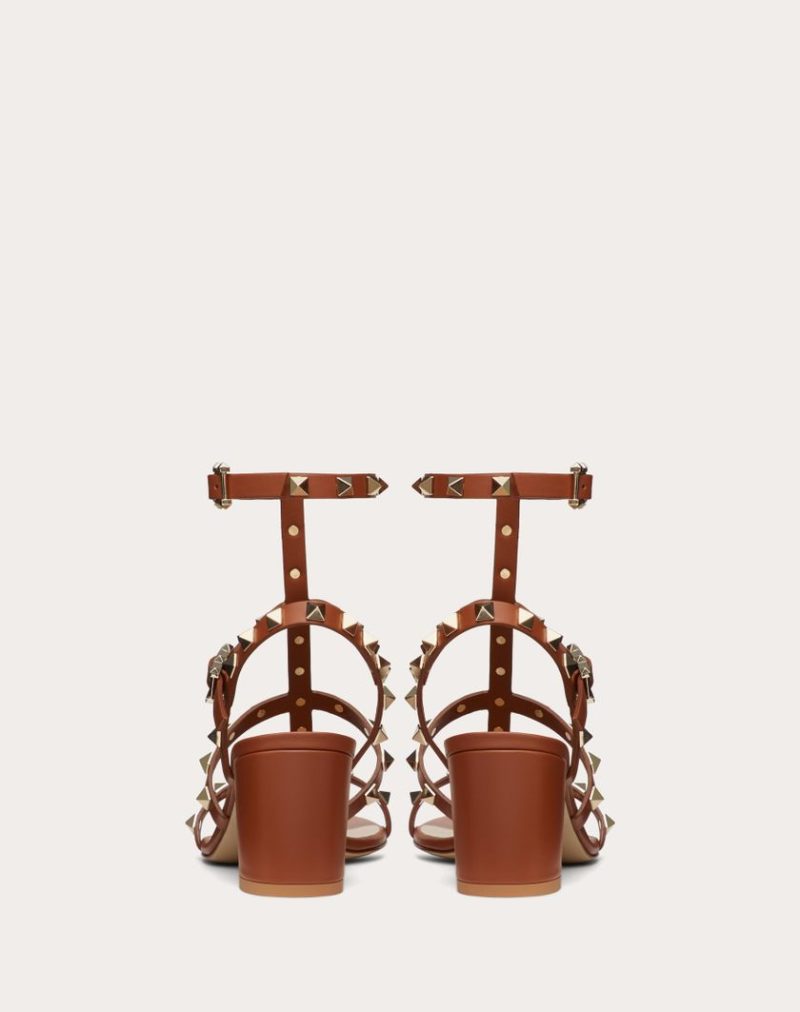 ROCKSTUD CALFSKIN ANKLE STRAP SANDAL 60 MM - Image 5