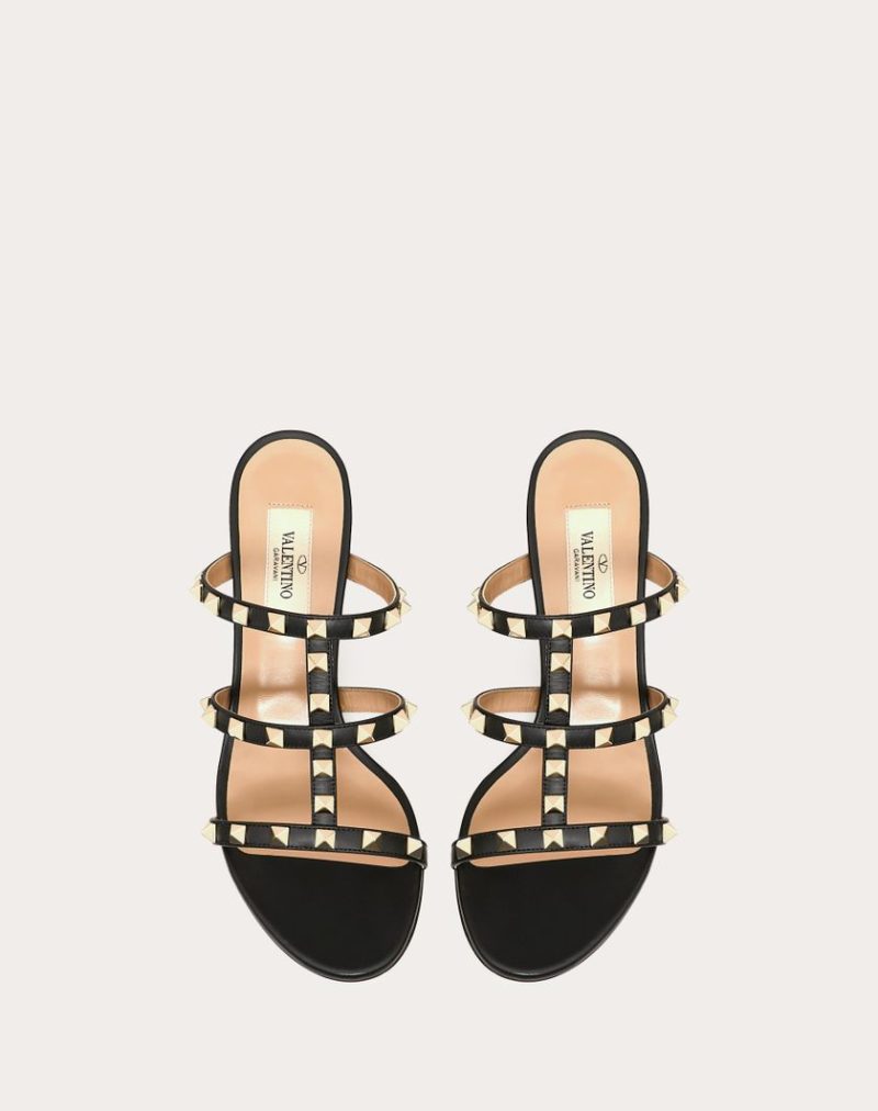 ROCKSTUD CALFSKIN LEATHER SLIDE SANDAL 60 MM - Image 4