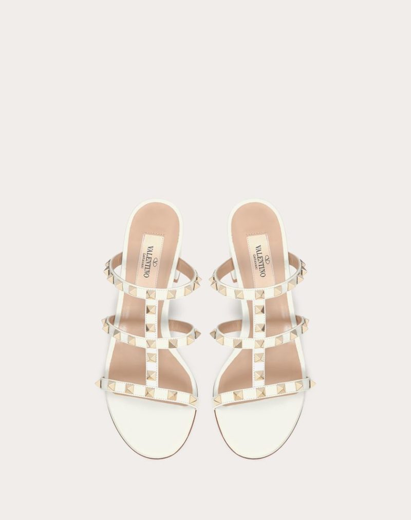 ROCKSTUD CALFSKIN LEATHER SLIDE SANDAL 60 MM - Image 4