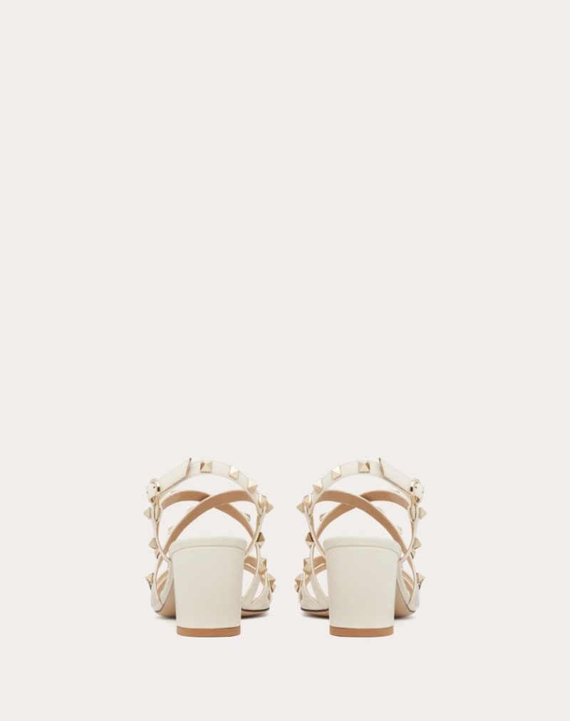 ROCKSTUD CALFSKIN SANDAL WITH STRAPS 60MM - Image 5