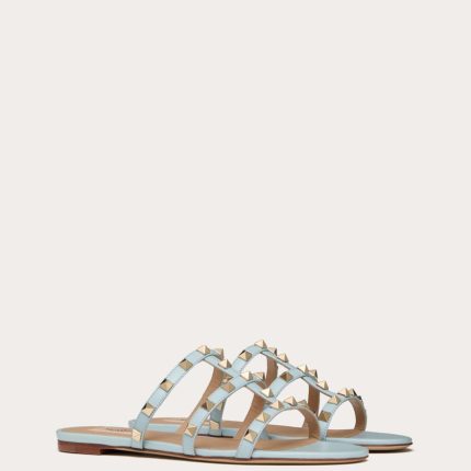 ROCKSTUD FLAT SLIDE SANDAL
