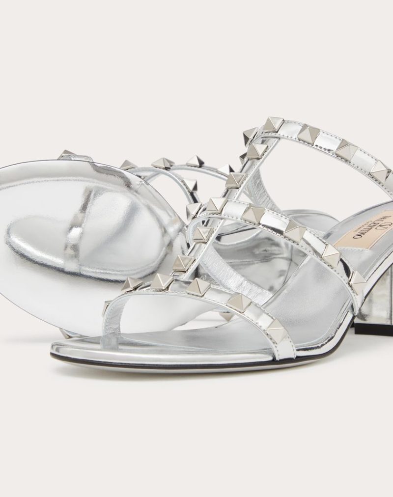 ROCKSTUD MIRROR-EFFECT SLIDE SANDAL 60MM - Image 2