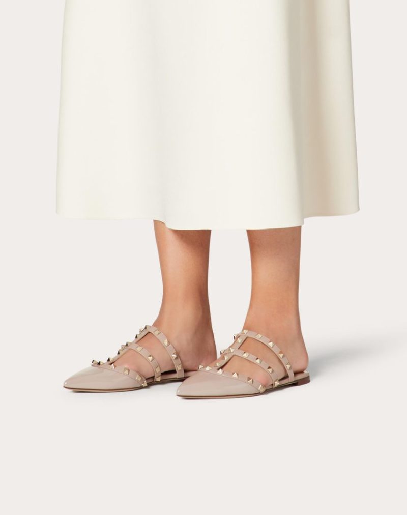 ROCKSTUD PATENT-LEATHER MULE - Image 2