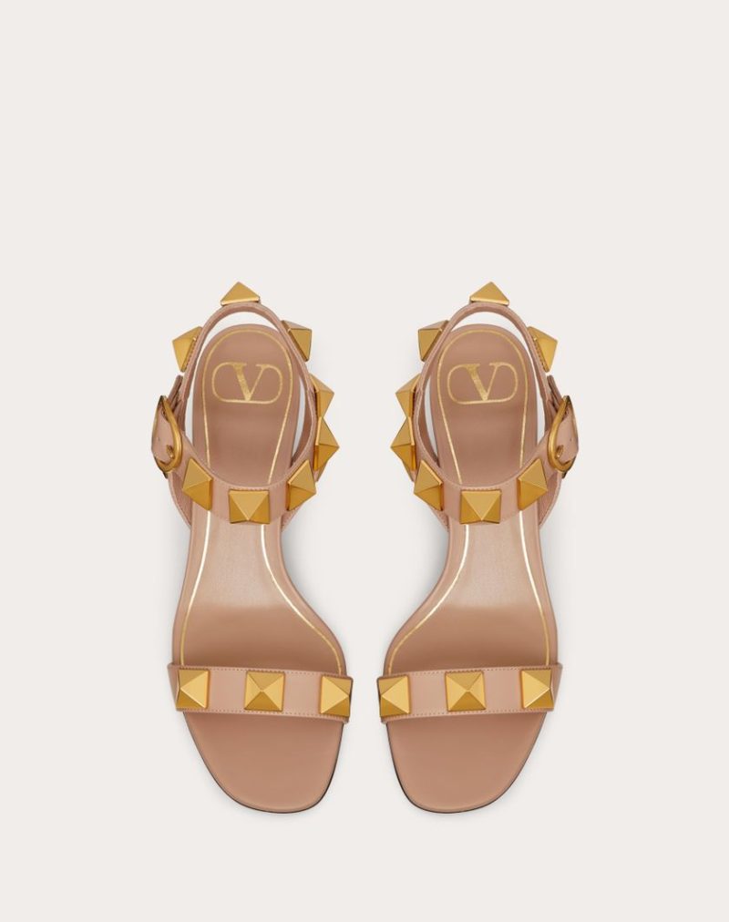 ROMAN STUD CALFSKIN SANDAL 60 MM - Image 4