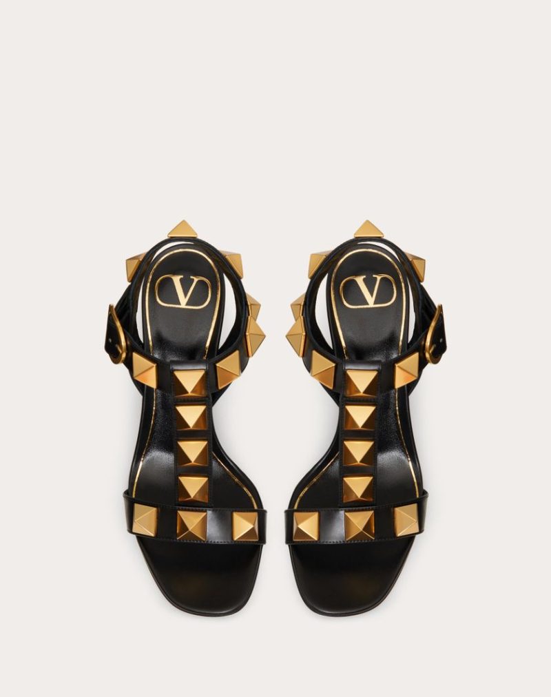 ROMAN STUD CALFSKIN SANDAL 90 MM - Image 4
