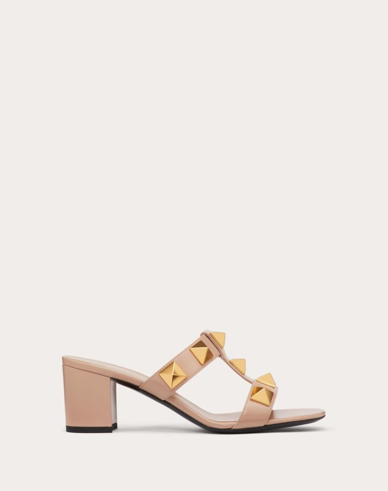 ROMAN STUD CALFSKIN SLIDE SANDAL 60 MM - Image 6