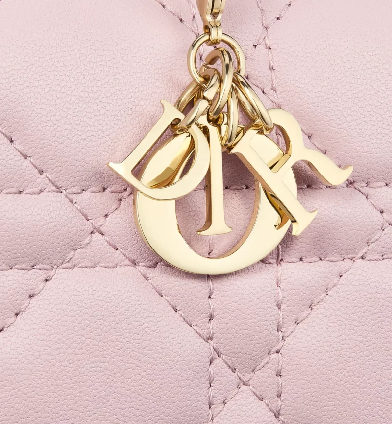 Mini Lady Dior Gardenia Wallet - Image 6