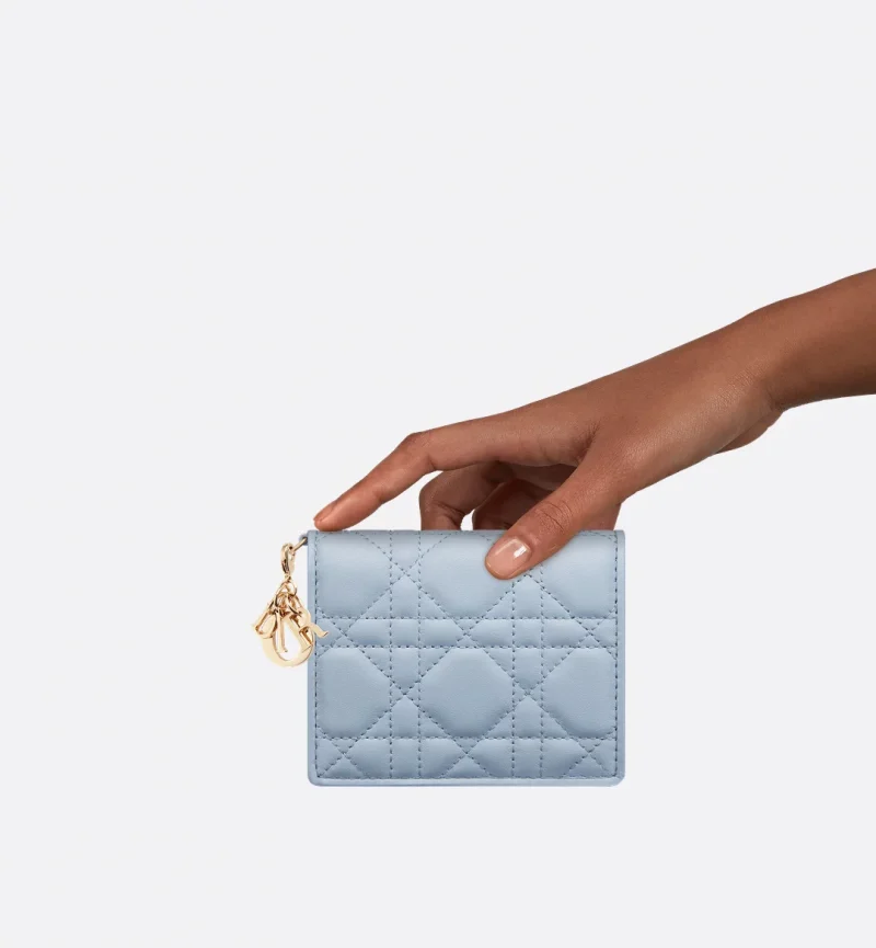 Mini Lady Dior Gardenia Wallet - Image 7